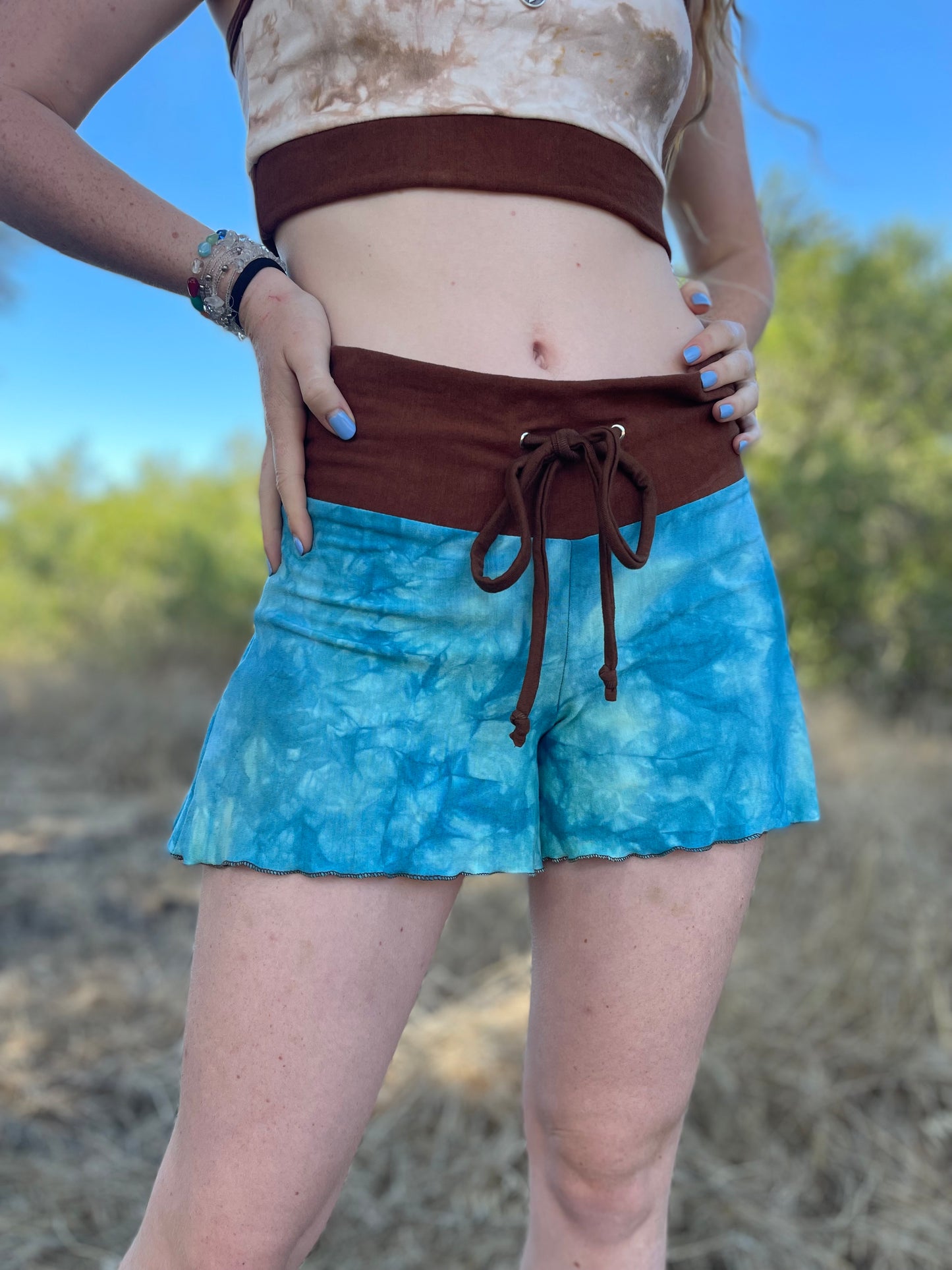 Tie Up Ruffle Shorts [𝕊]