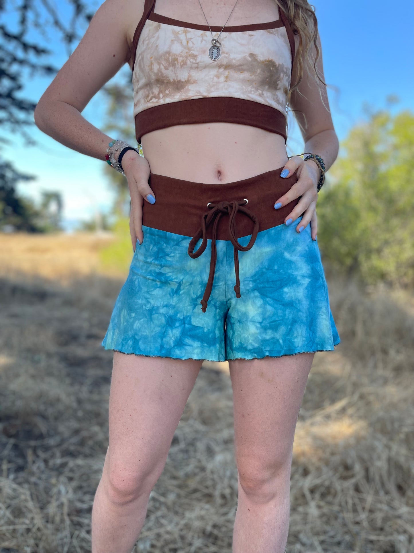 Tie Up Ruffle Shorts [𝕊]