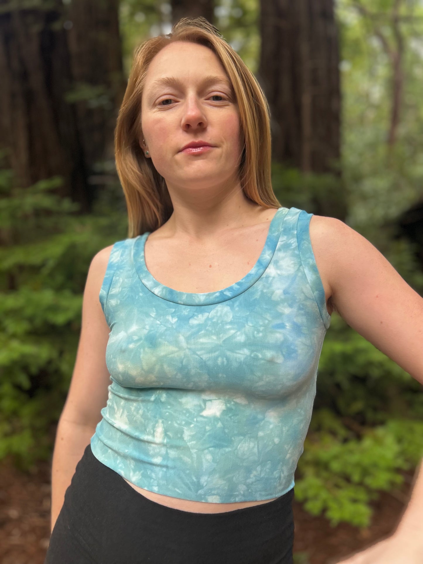 Scoop Neck Crop Top - MTO